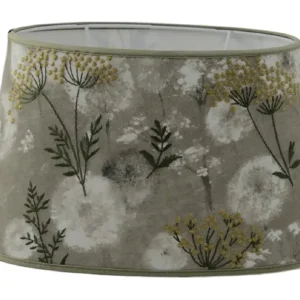 Aurora lampeskjerm oval 30cm Sage Ashley Wild