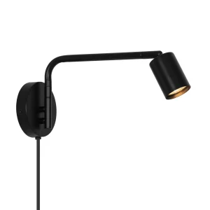 Explore Long vegglampe svart