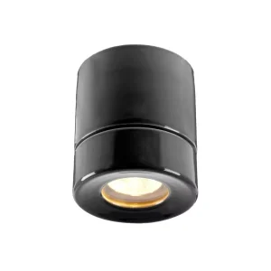 Light On downlight badstue sort IP44