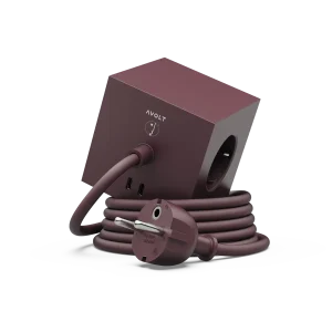 Square 1 Dual USBC & Magnetic base Mulberry Red